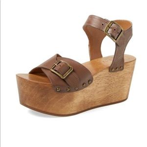 🆕 Kelsi Dagger Wooden Platform Sandals